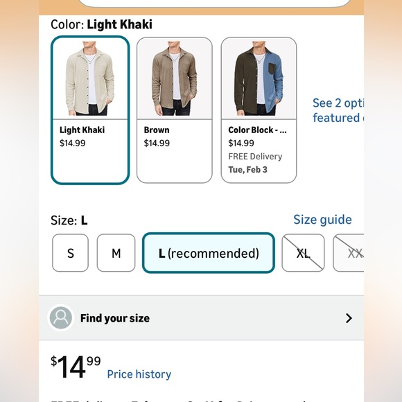 Coofandy casual button down men’s shirt - Picture 8 of 9